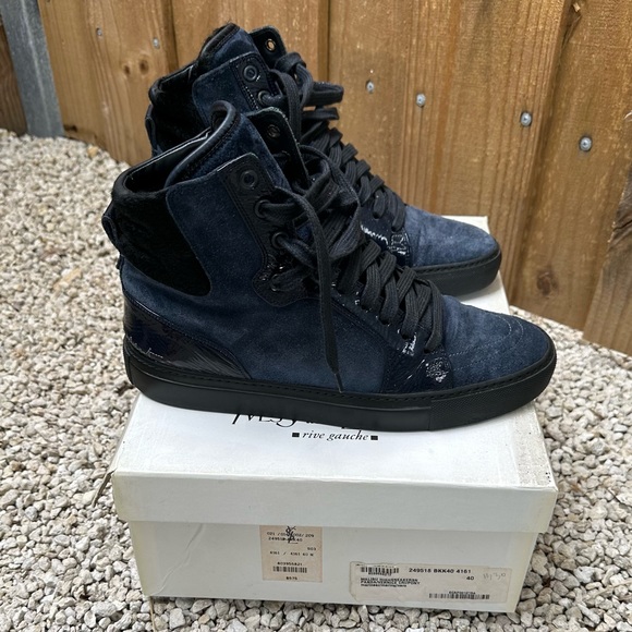 Authentic Yves Saint Laurent high top sneakers size 40 - Picture 3 of 6